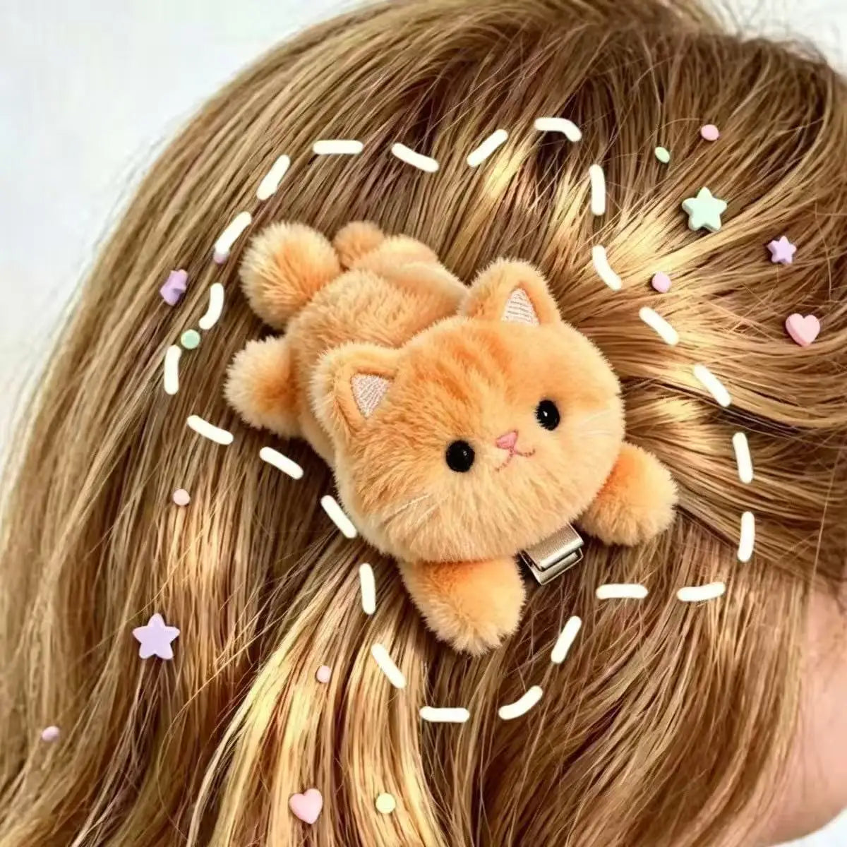 Soft Cute Cat Hair Clip Barrettes