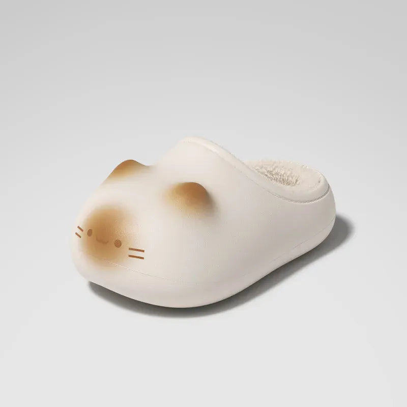 Waterproof Cat Slippers Paw Prints