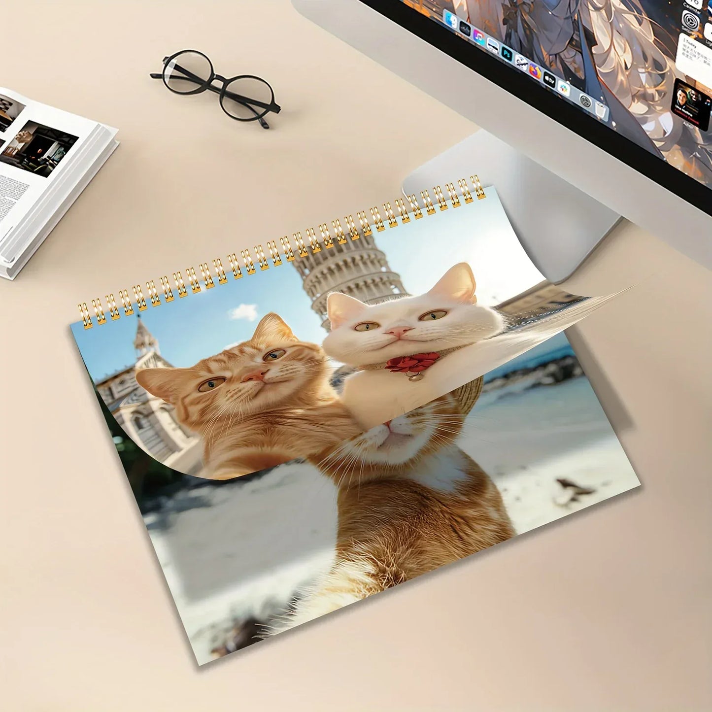 2026 Funny Calendar Cat Selfies