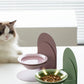 Detachable Adjustable cat ceramic bowl