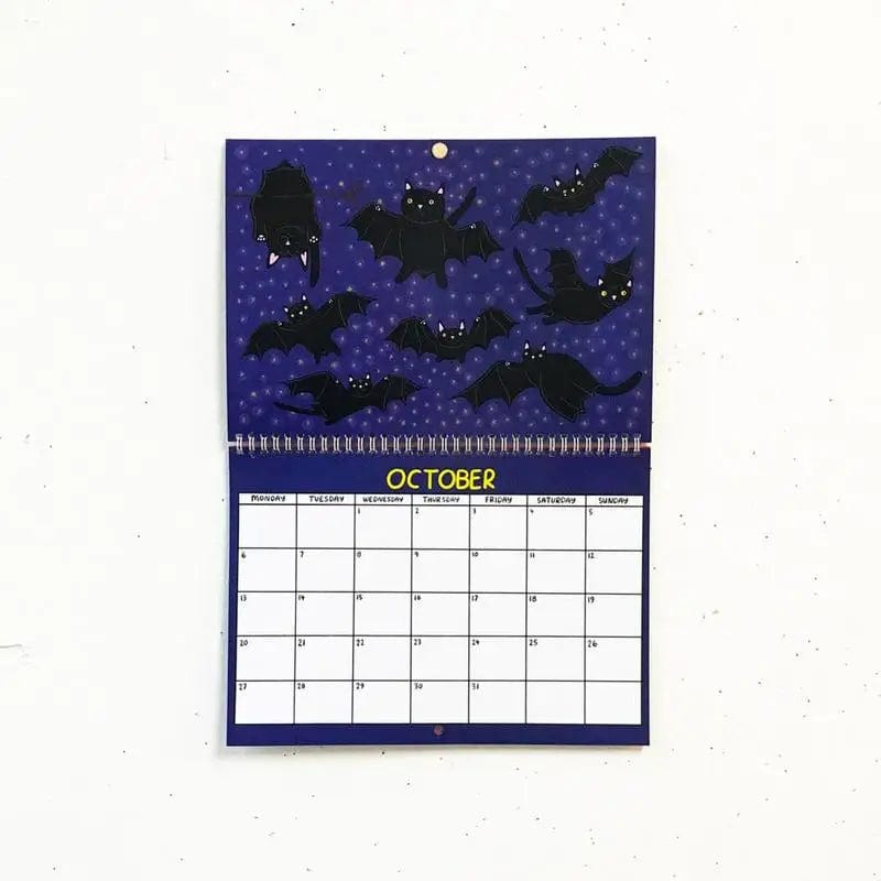 Artistic Colorful Cat Scheduler 2025