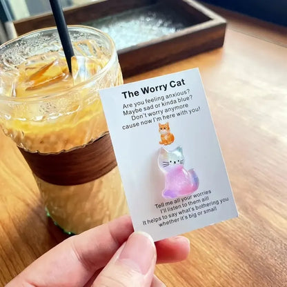 Pocket Hug Card With Support Cat