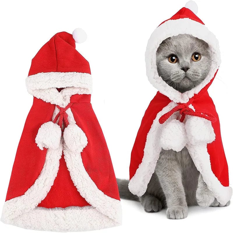 Santa Claus Cat Cape
