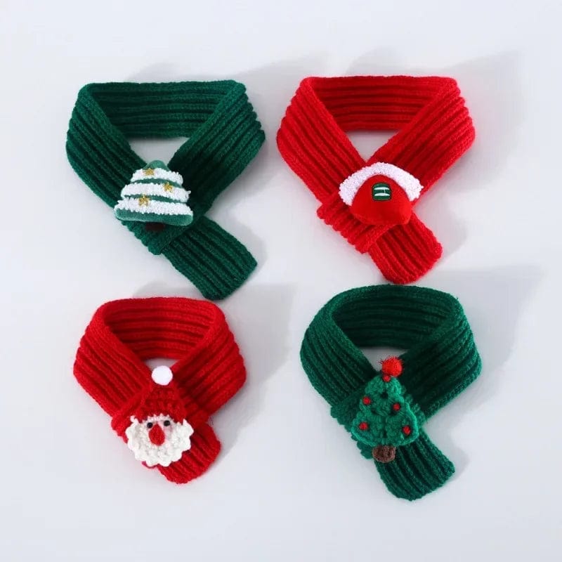 Santa Paws Cat Scarf