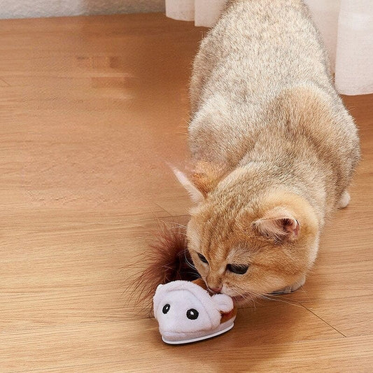 Best smart mouse toy for cats,Smart Cat Toys Electric Mouse Automatic Rolling Ball Cat Interactive Toys Pet Cat Toys Indoor Play Cat Accessories