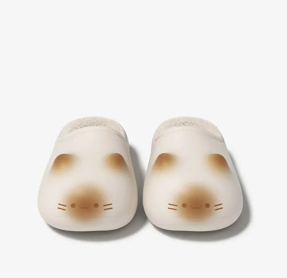 Waterproof Cat Slippers Paw Prints