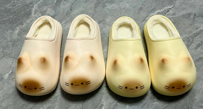 Waterproof Cat Slippers Paw Prints