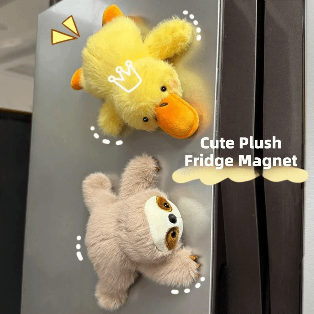 Decorative 3D Refrigerator Magnets Cute Design Animal Shape Animal Magnets Funny Deco Home Decorations Refrigerator