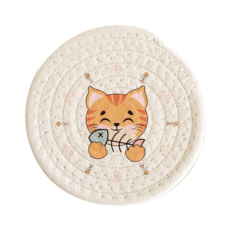 Adorable cat breed coasters with durability