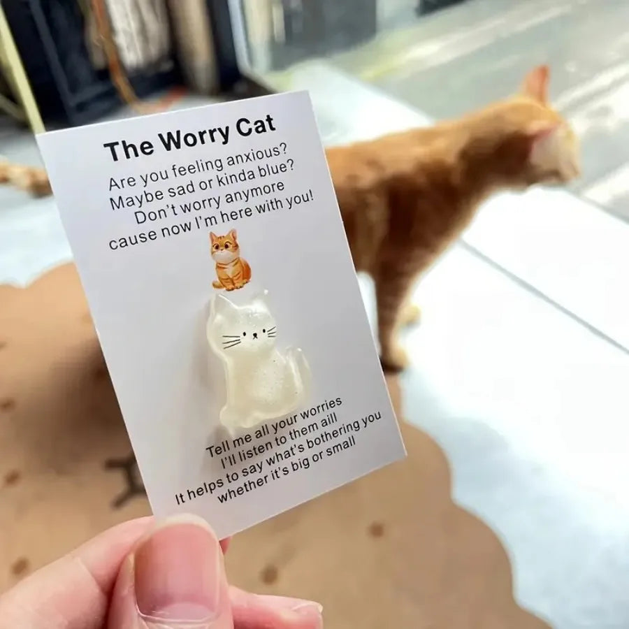 Pocket Hug Card With Support Cat