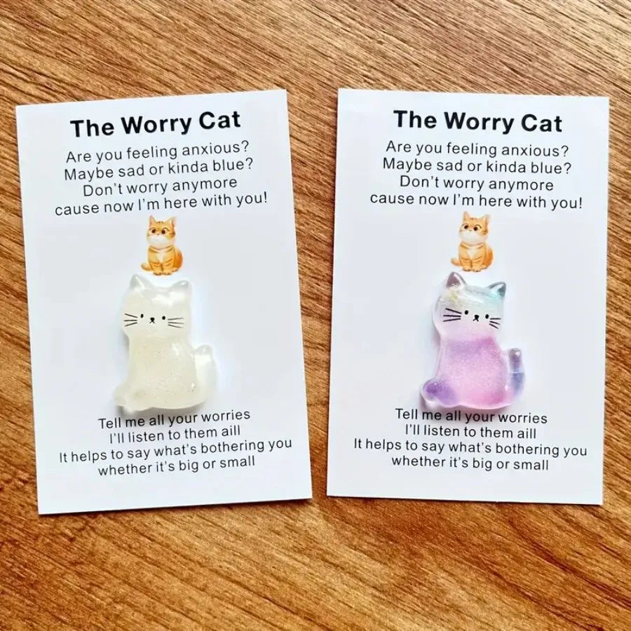 Pocket Hug Card With Support Cat