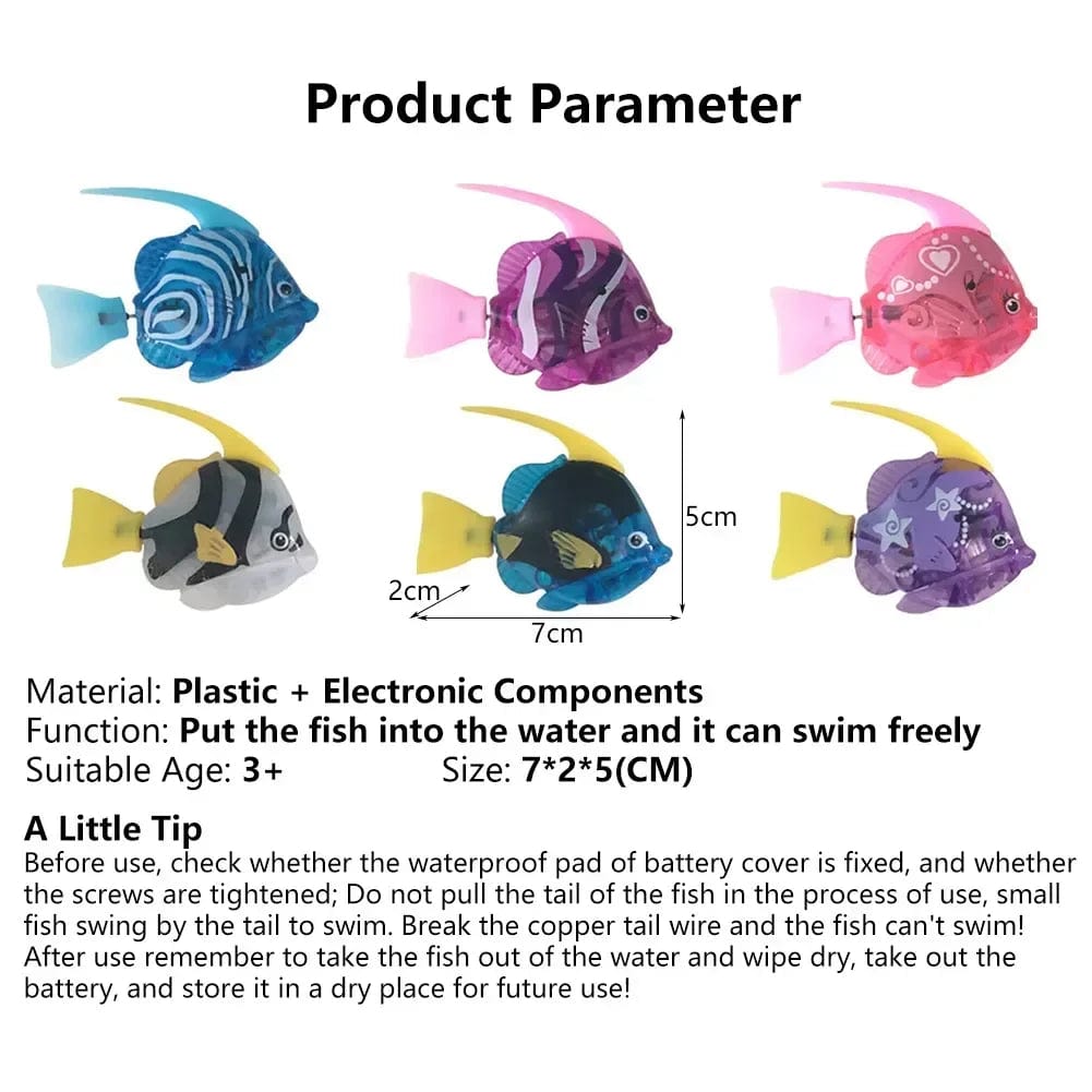 Cat Electric Fish Water Toys