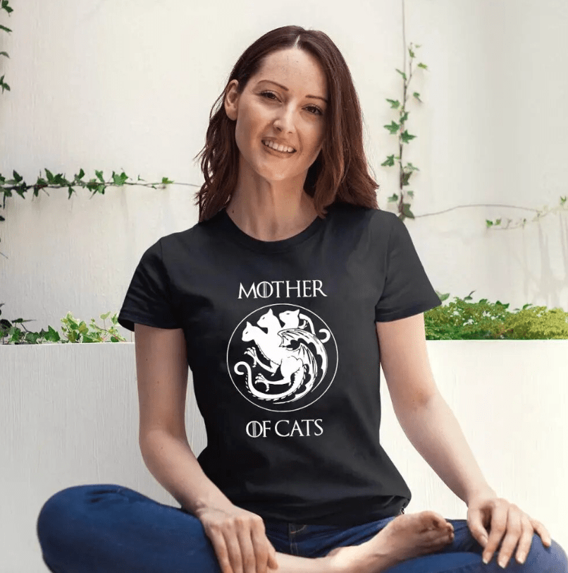 Mother of Cats GOT T-shirt