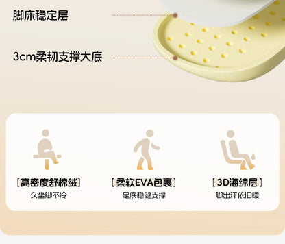 Waterproof Cat Slippers Paw Prints