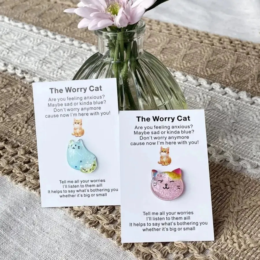 Pocket Hug Card With Support Cat