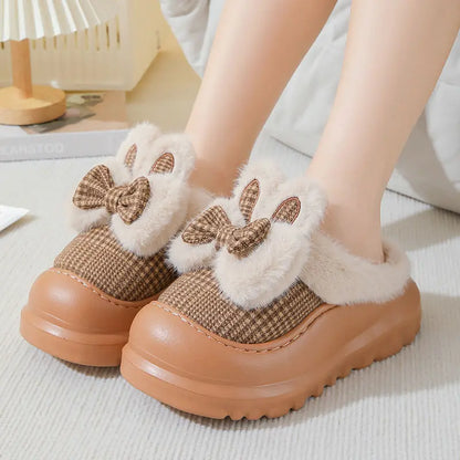 Waterproof Cat Slippers Paw Prints