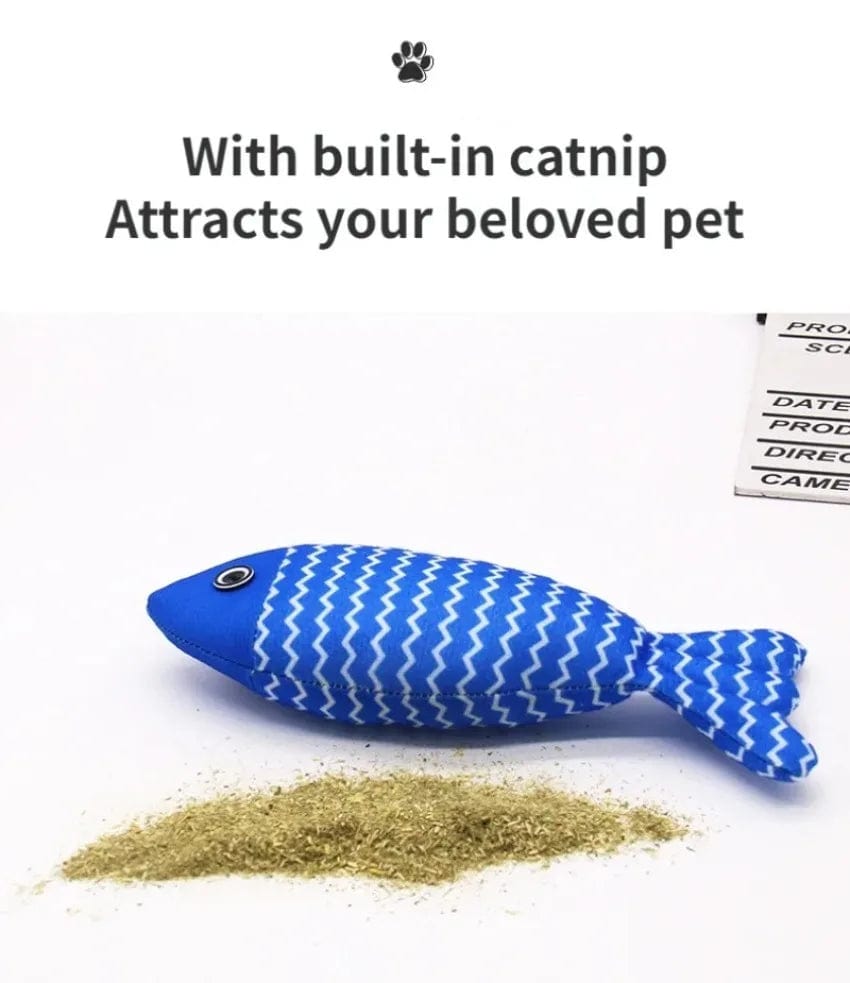 Cute Catnip Fish Cat Toy