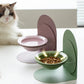 Detachable Adjustable cat ceramic bowl