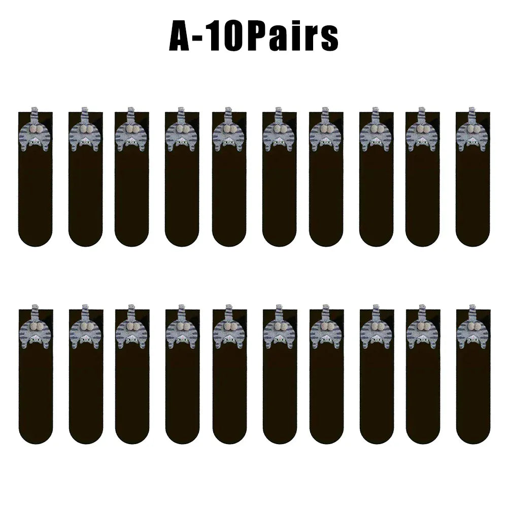 Funny Cat Socks with Fuzzy Balls