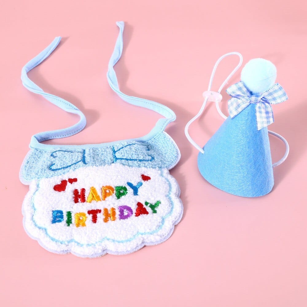 Adorable cat birthday outfit for your pet