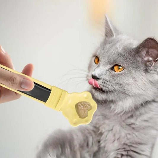 Cat Strip Squeezer Treat Spoon