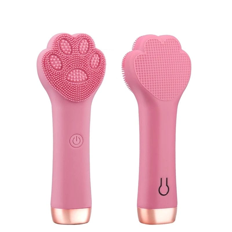 Electric paw brush for skincare cleansing