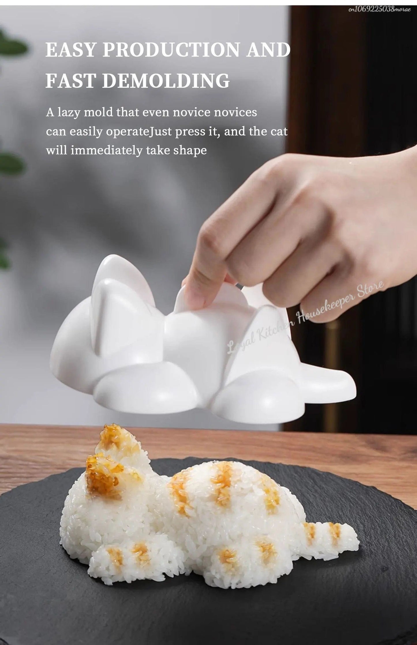 Cat Rice Sushi Cooking Molds