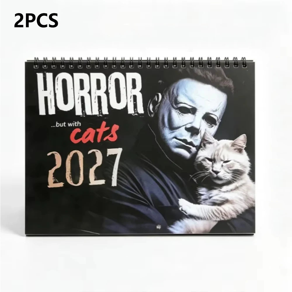2027 Spooky Horror Cat Calendar