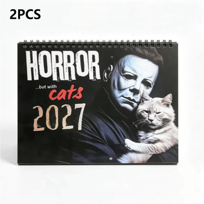 2027 Spooky Horror Cat Calendar
