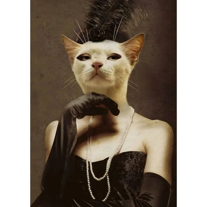 Royal Cat Funny Waterproof Posters