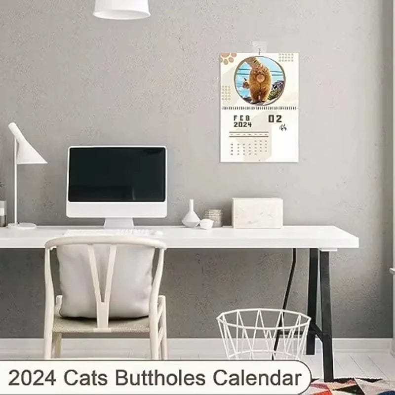 Hilarious Cat Buttholes 2025 Calendar