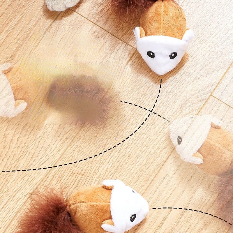 Motion-activated smart mouse toy