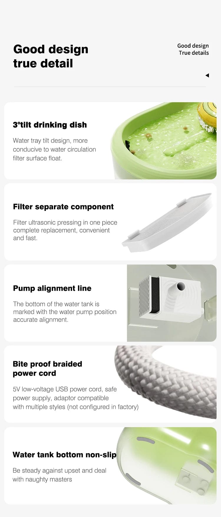 Smart Pet Water Dispenser Structure and Components Overview