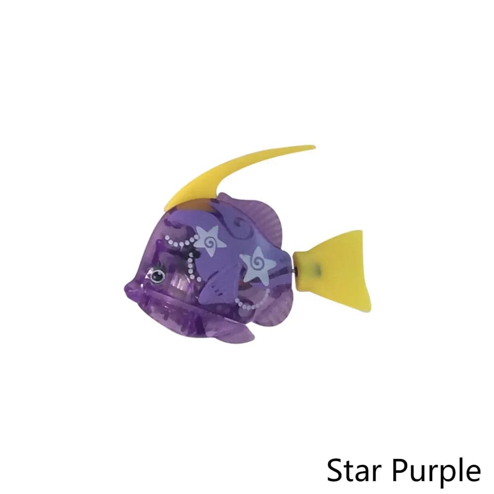 Star Purple Automatic Fish Toy For Cats
