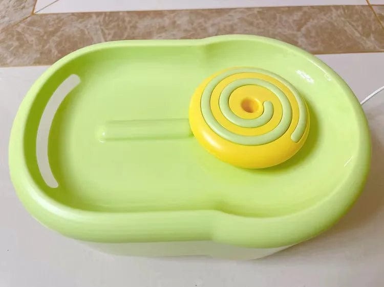 Top View of Electric Lollipop Cat Water Dispenser
