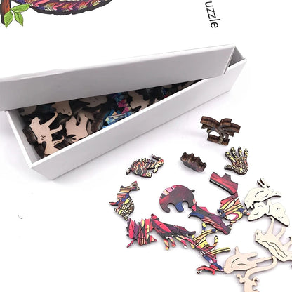 Unique sitting cat jigsaw puzzle gift for birthdays and anniversaries