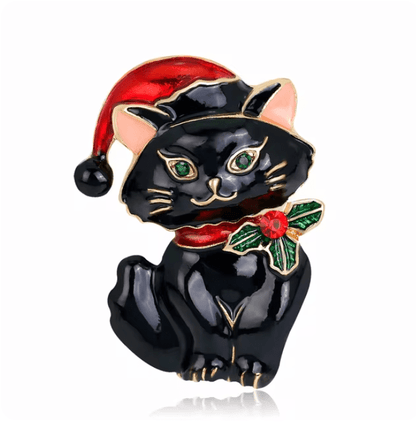 Winter Cat Pin Collection

