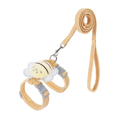 Yellow Cat Harness and Leash Set