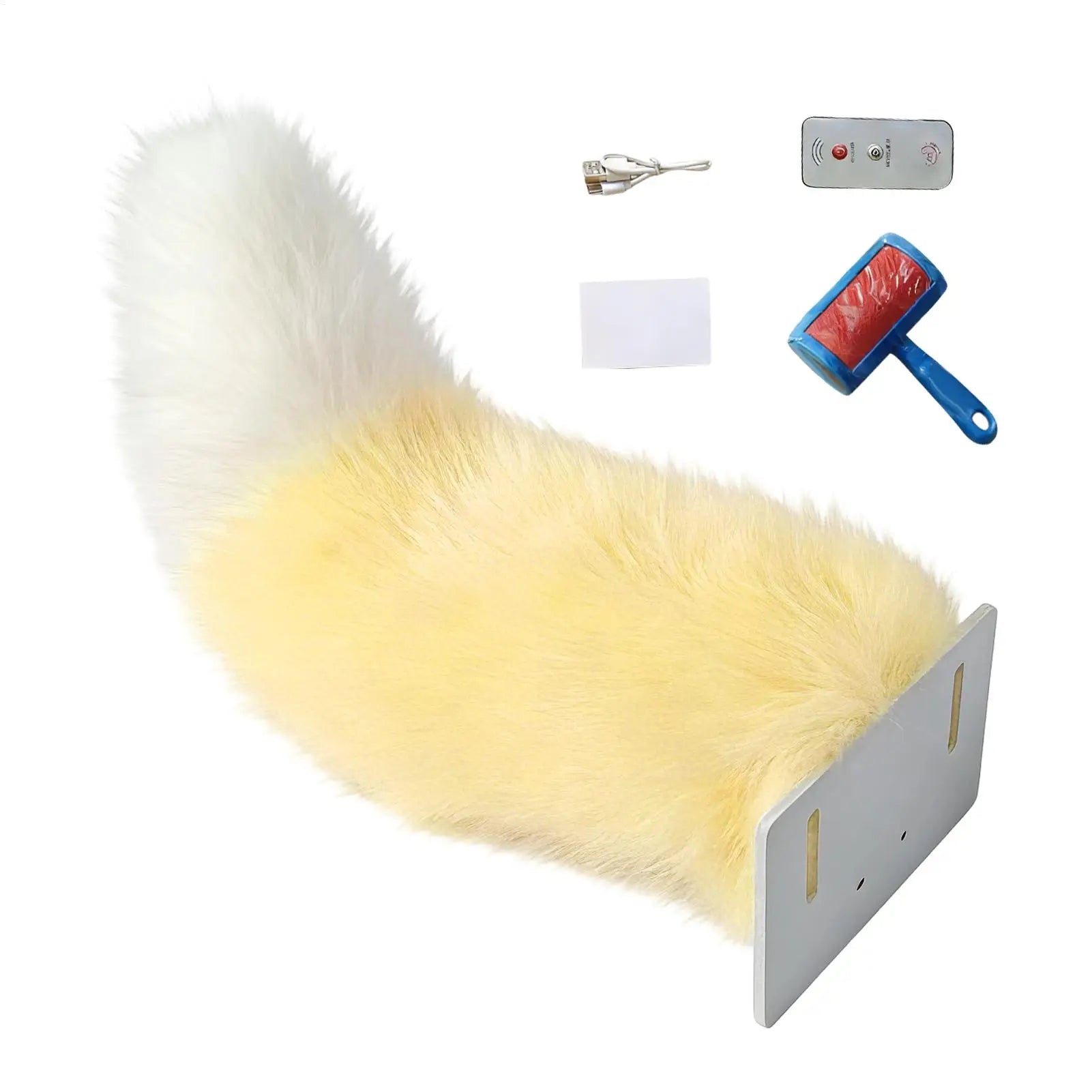 Yellow Plush Tail & Accessories Kit