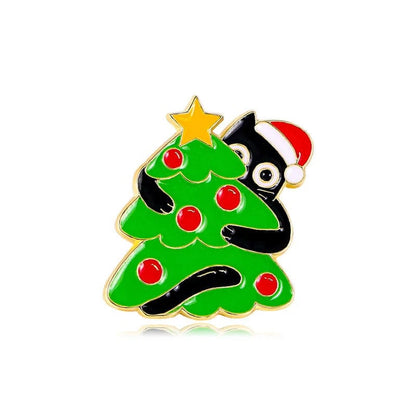 Yuletide Cat Enamel Pins
