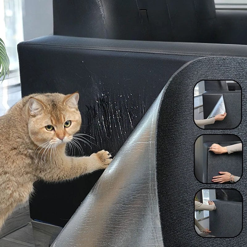 cat scratch couch protector adhesive