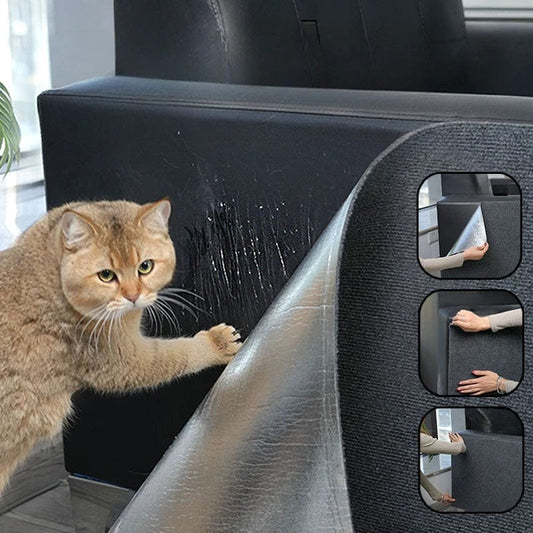 cat scratch couch protector adhesive