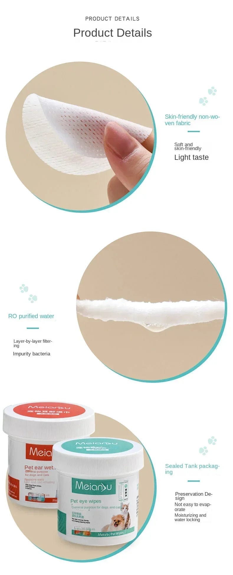 ear wipe product detail