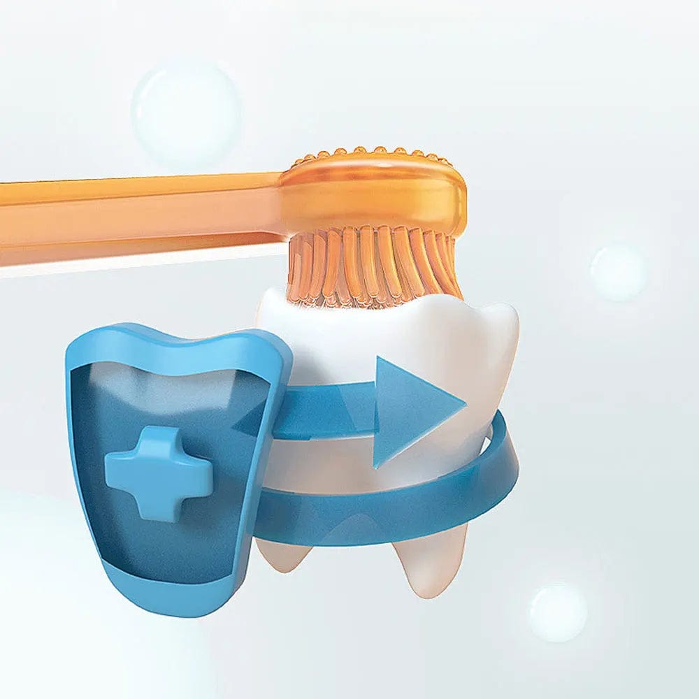 easy-to-clean cat toothbrush kit with storage box
