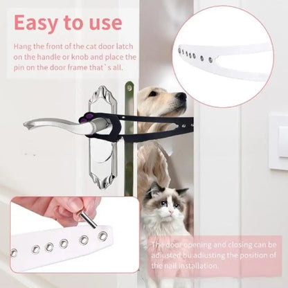 easy install cat door stopper for litter box room

