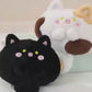 Miniature cat plush pillow dolls