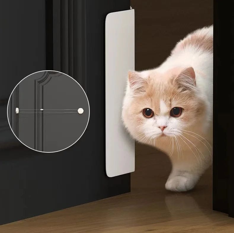 quiet cat door opener kit to prevent waking