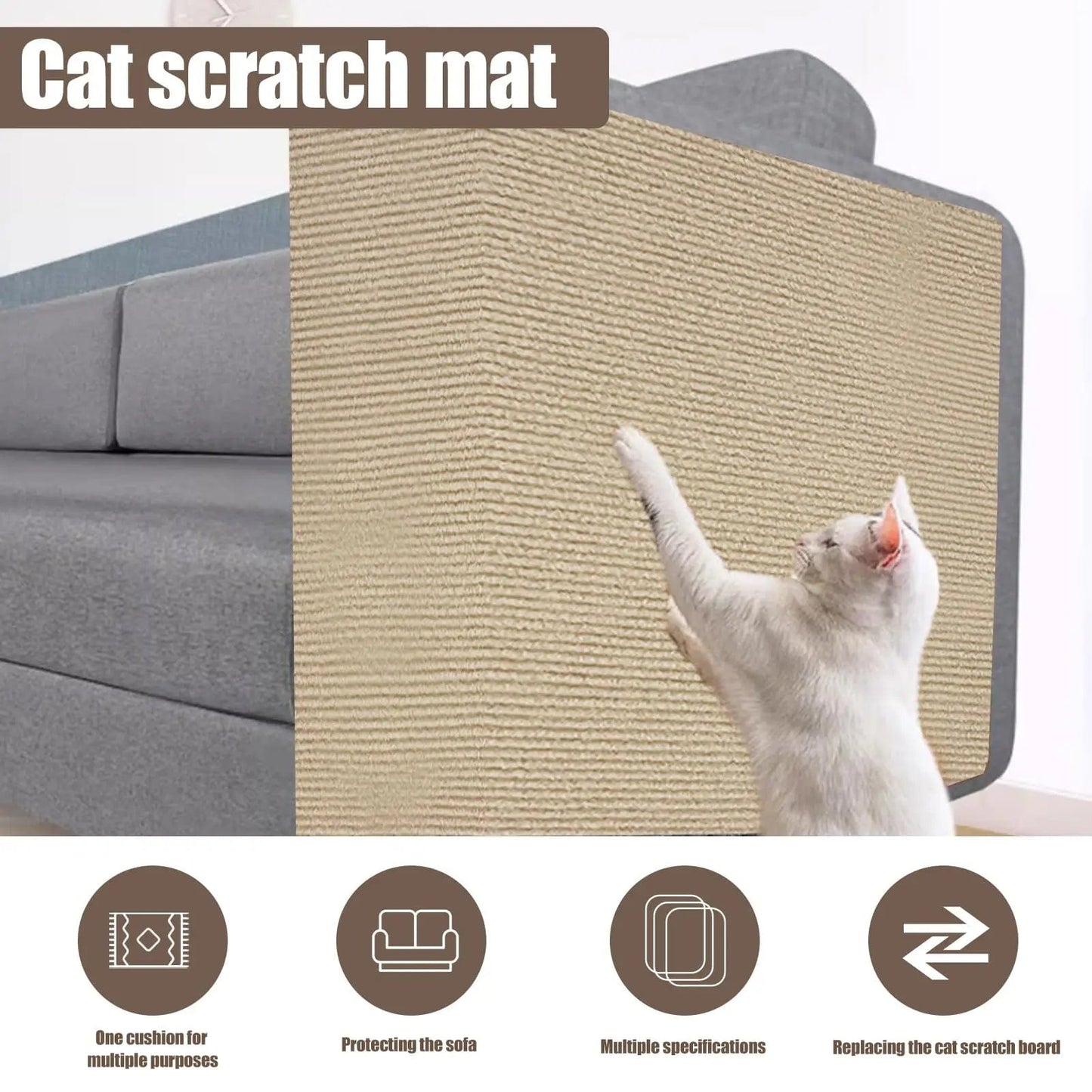 removable cat scratch deterrent for furniture