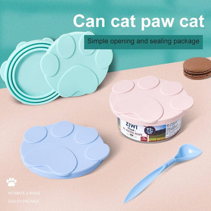 2-in-1 Paw Canned Storage Lids – Airtight Silicone Can Covers