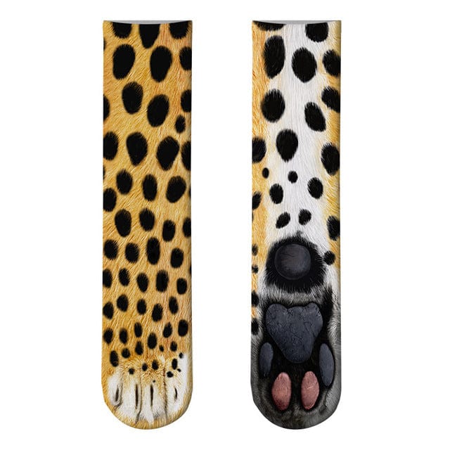 Paw print socks for men and women